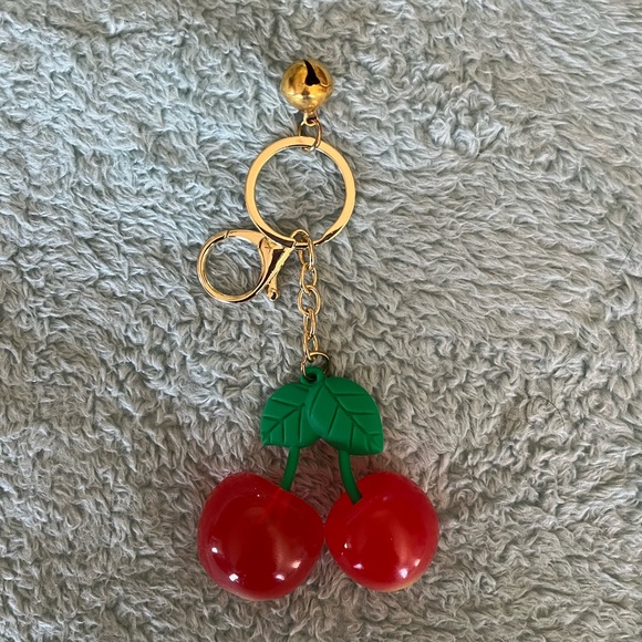 Unbranded cherry 🍒 bag charm. - Picture 1 of 2
